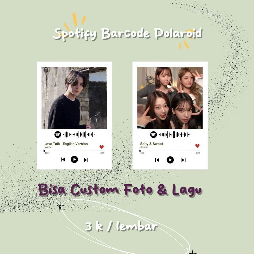 POLAROID PLAYLIST SPOTIFY CUSTOM