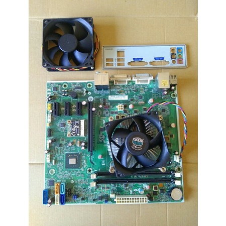 Motherboard Mainboard Mobo Pc Merk Hp Sepaket Prosesor Intel Core i3 3220 3.30 GHz Lengkap heatsing 