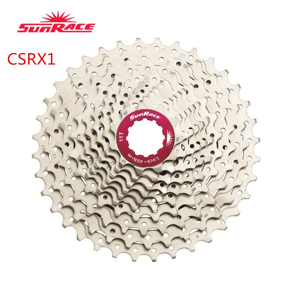 IMPORT Sunrace CSRX1 11speed Cassette Metallic Silver 11-28t 11-32t for road bike