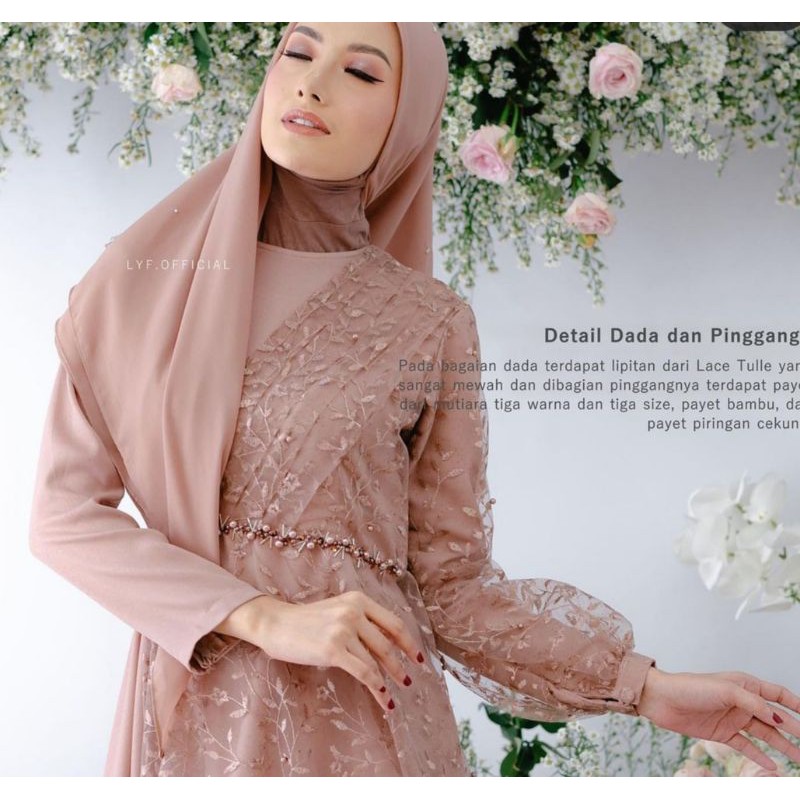 Jual Clarisha Gaun Pesta Gaun Kondangan Gaun Formal Gaun Lamaran Gaun