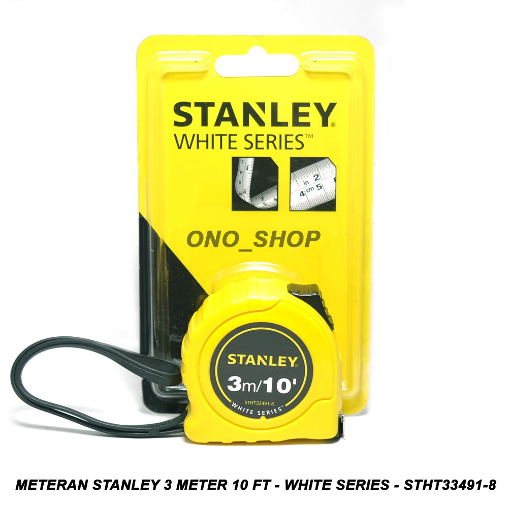 Meteran Stanley 3 Meter 10 ft - White Series - STHT33491-8