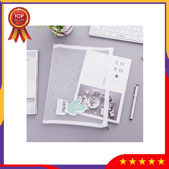 

MJ27 Stationery Book Tempat Buku Alat Tulis A4 Storage Pouch Dompet Pensil Oragnizer Map