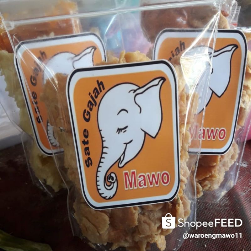 

Sate gajah kering