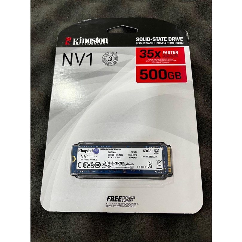 SSD Kingston SSD NV1 M.2 NVME 500 Gb ORIGINAL RESMI