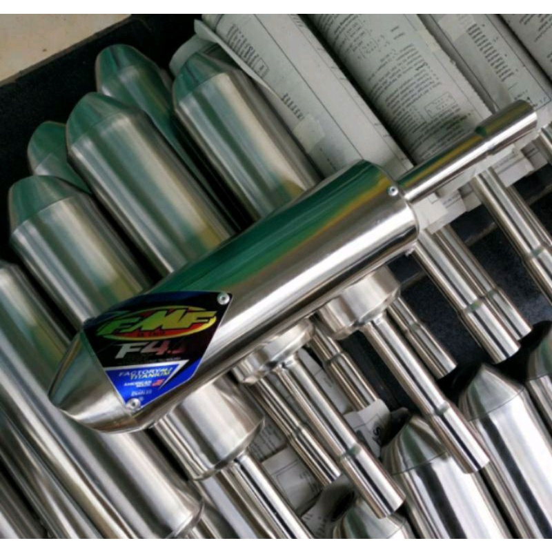 knalpot racing slincer only FMF 2 tak suzuki TS125