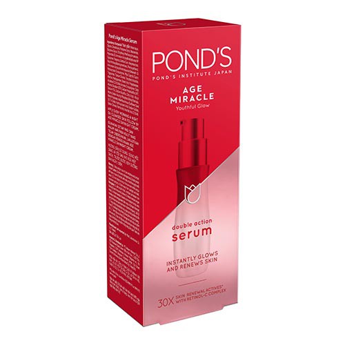 POND’S AGE MIRACLE YOUTHFUL GLOW DOUBLE ACTION SERUM