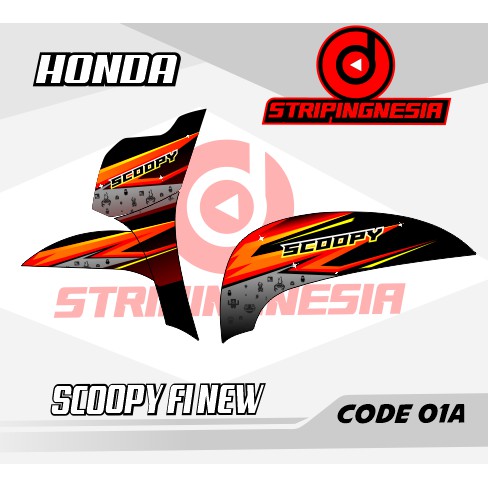 Striping Scoopy New - Stiker Scoopy New - Sticker Scoopy New - Variasi Scoopy - Scoopy