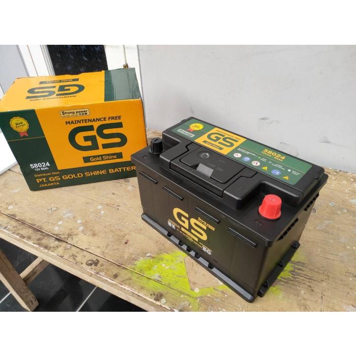 Aki DIN 84 / 58024 GS MF 12 Volt 80 Ampere