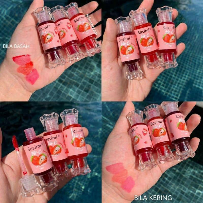 PROMO PER12PCS!!!LIP TINT CANDY VIT C STRAWBERRY SASIMI S-1980