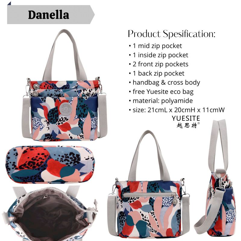 YUESITE DANELLA TAS SELEMPANG TENTENG WANITA IMPORT CYUTEBAGS