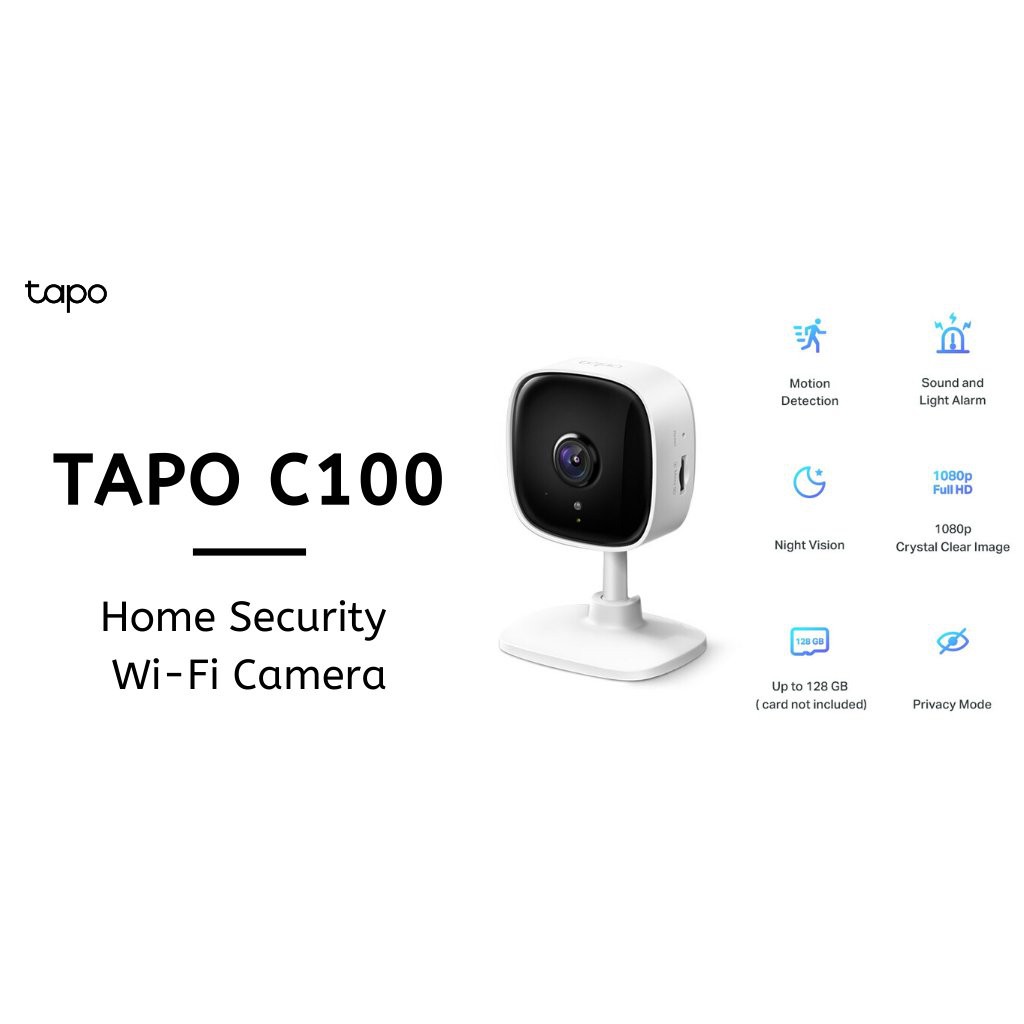 TP-LINK Tapo C100 Home Security Wi-Fi Camera