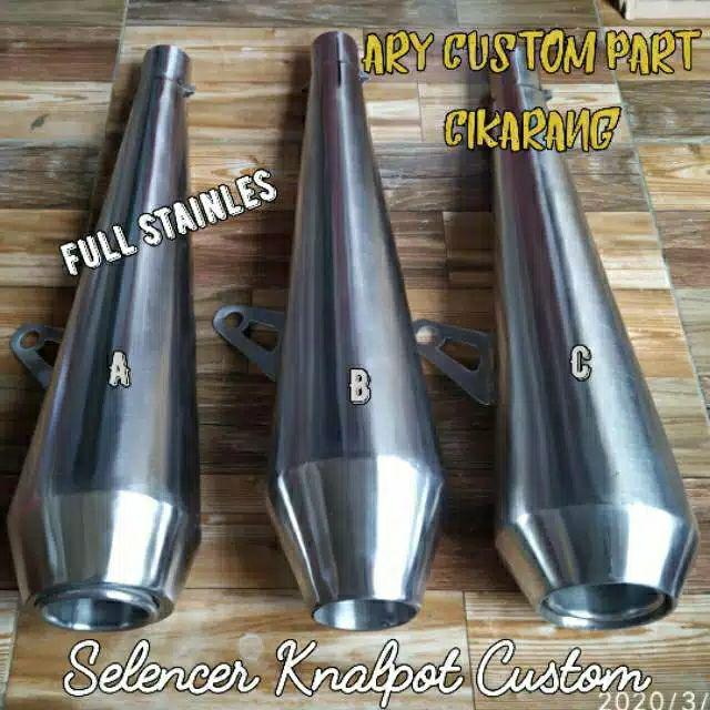 KNALPOT JAPSTYLE CHOPPER BOBBER BRATSTYLE DLL-A