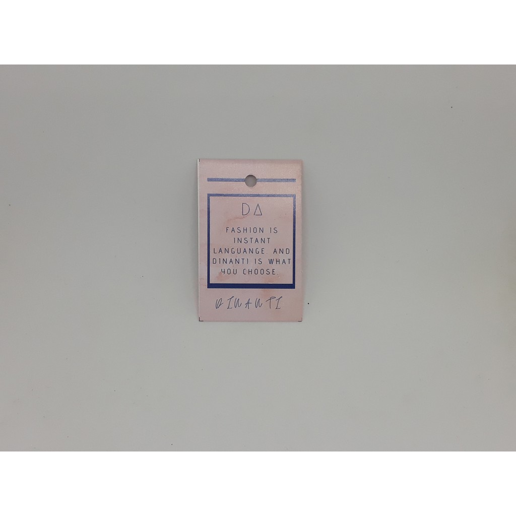 

Hangtag/Label Pakaian Paket 500pcs Free Desain 3