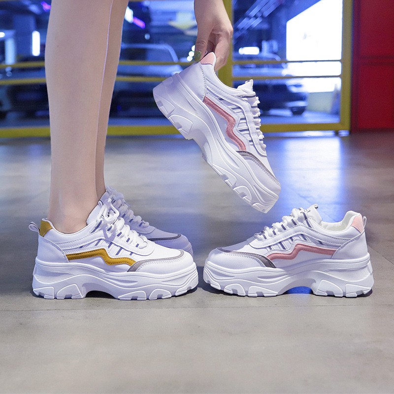 COD POS 1A06 Sepatu Sneakers Wanita Import Sport Fashion-4