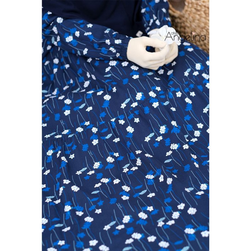 bella dress - ruellia navy spesial atelier.angelina