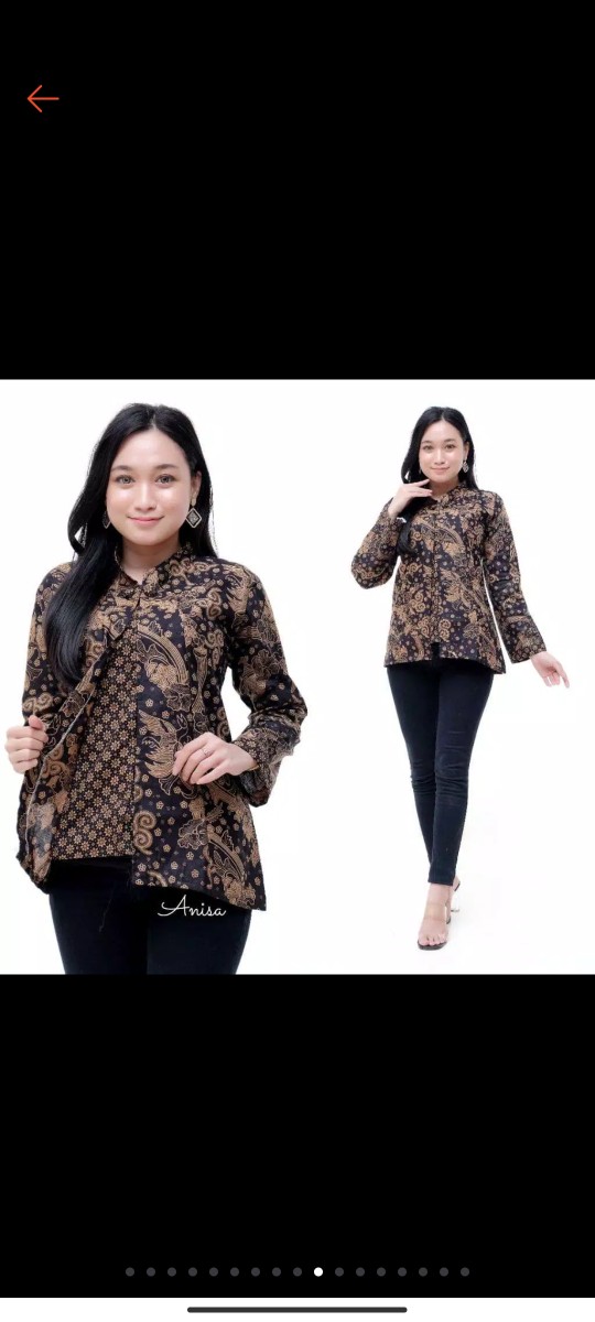 Atasan Batik Dolby Dolbi Dobby Doby Tenun Sutra Tulis Halus Katun Atbm Baron ,sarombit Atasan