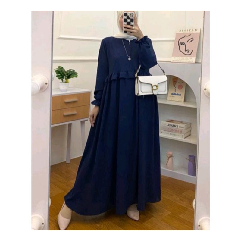 GAMIS CRINGKLE AIRFLOW BUSUI / BAJU MUSLIM GAMIS KONDANGAN