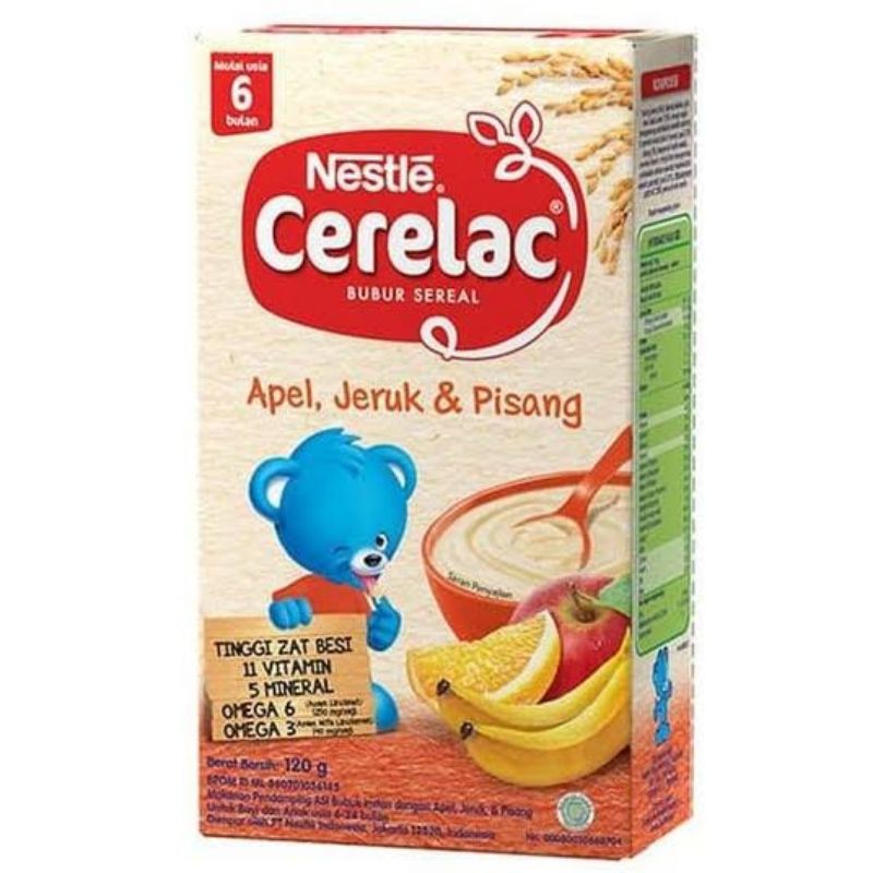 

Cerelac Apel, Jeruk & Pisang 120G