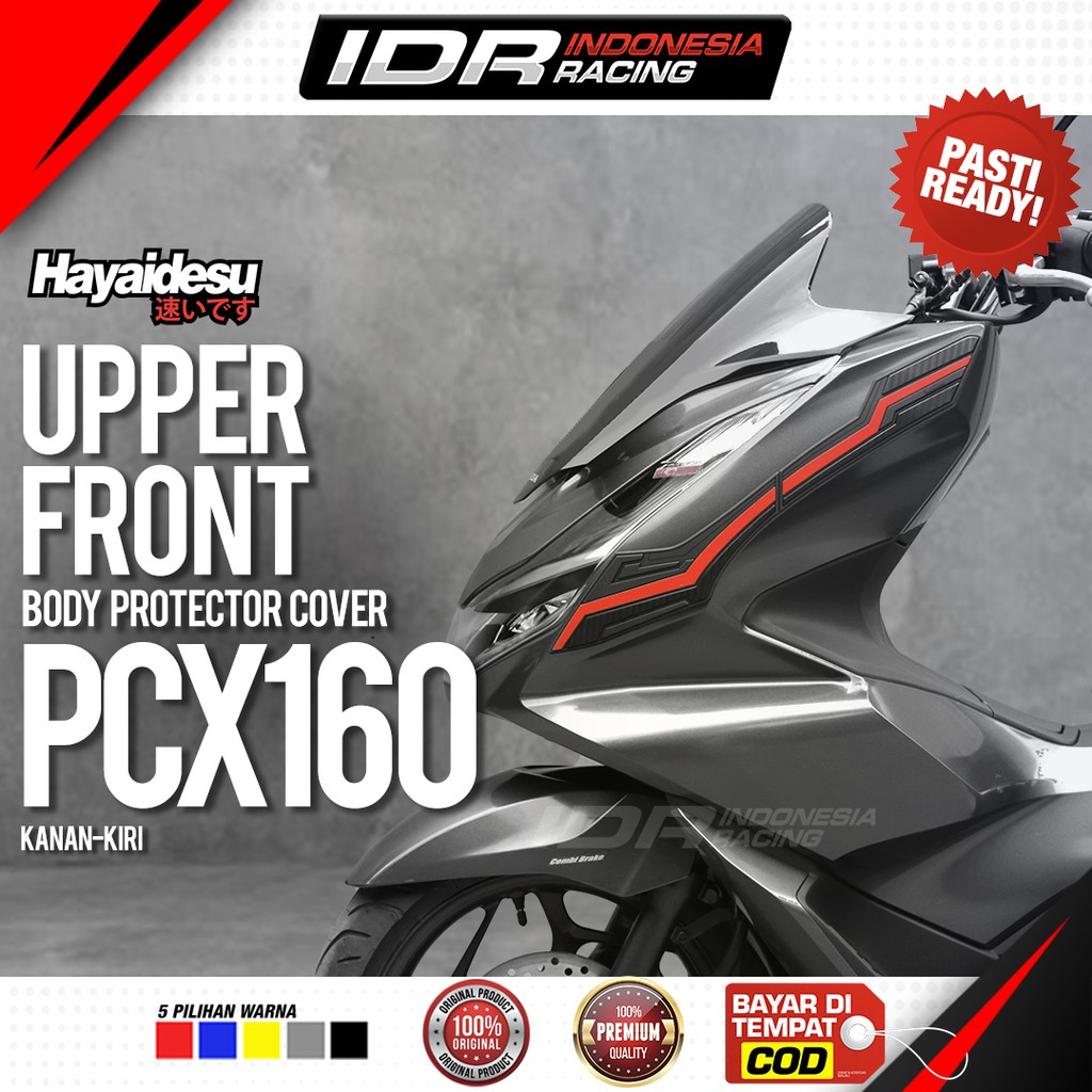 Hayaidesu PCX 160 Upper Front Cover Body Protector Aksesoris Honda