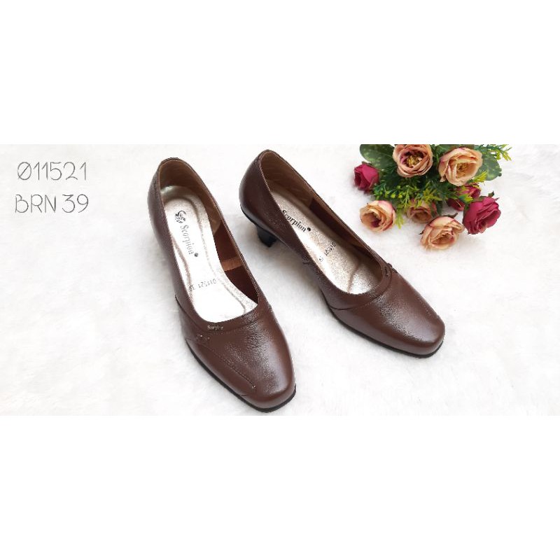 SCORPION SEPATU KULIT ASLI UNTUK WANITA KERJA FORMAL