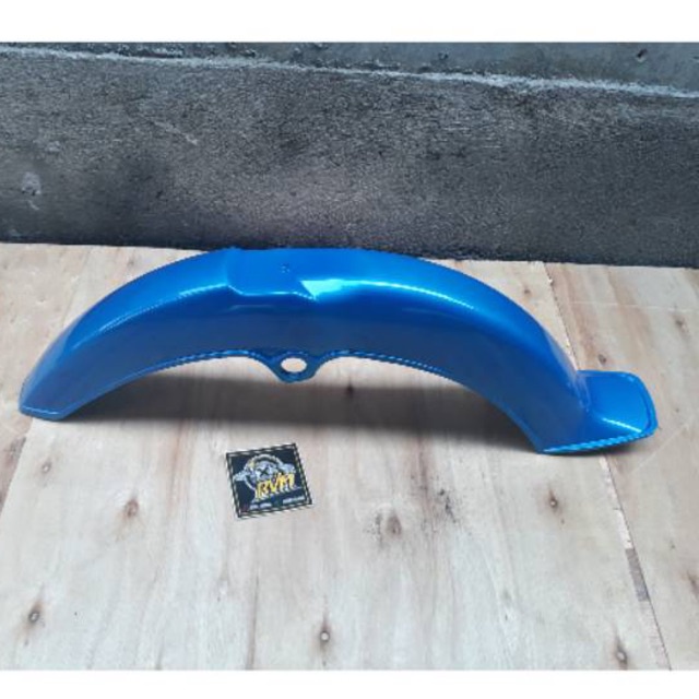 Spakbor depan Yamaha 75 V80 biru slebor depan yamaha v75