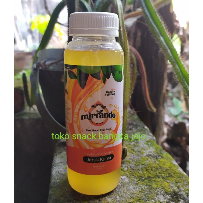 

Sirup Jeruk Kunci Khas Bangka 250ml jus jeruk oleh oleh minuman berkhasiat kerupuk snack bangka