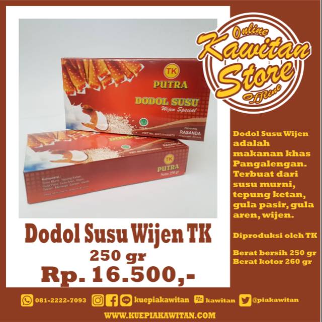 

Dodol Susu Wijen TK