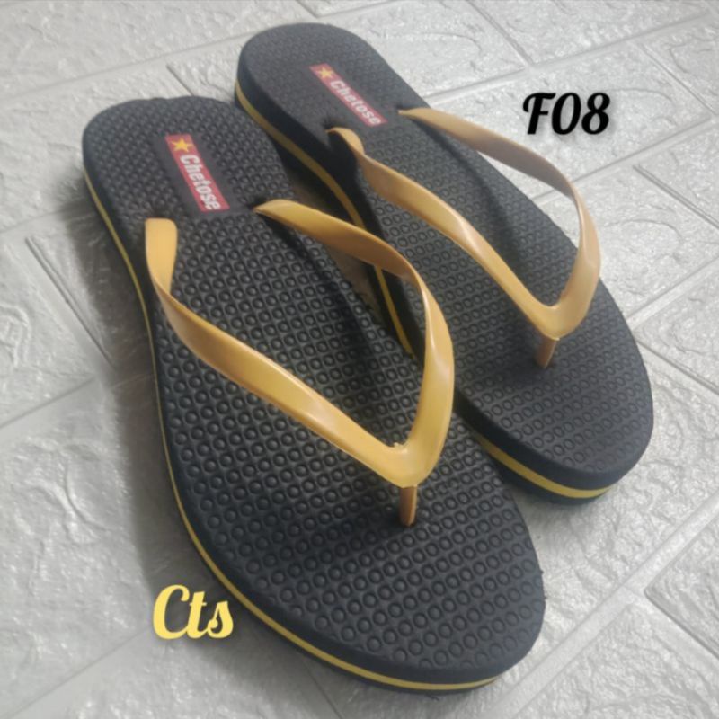 CTS Sandal Jepit Wanita Model Entrik Bintik F08