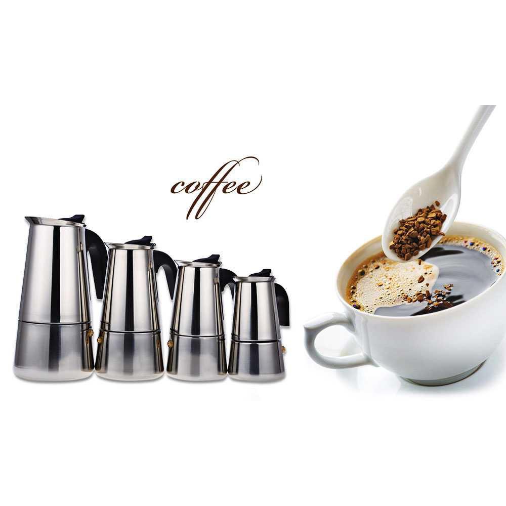 OneTwoCups Espresso Coffee Maker Moka Pot Teko 300ml 6 Cup - Z20 ( Mughnii )