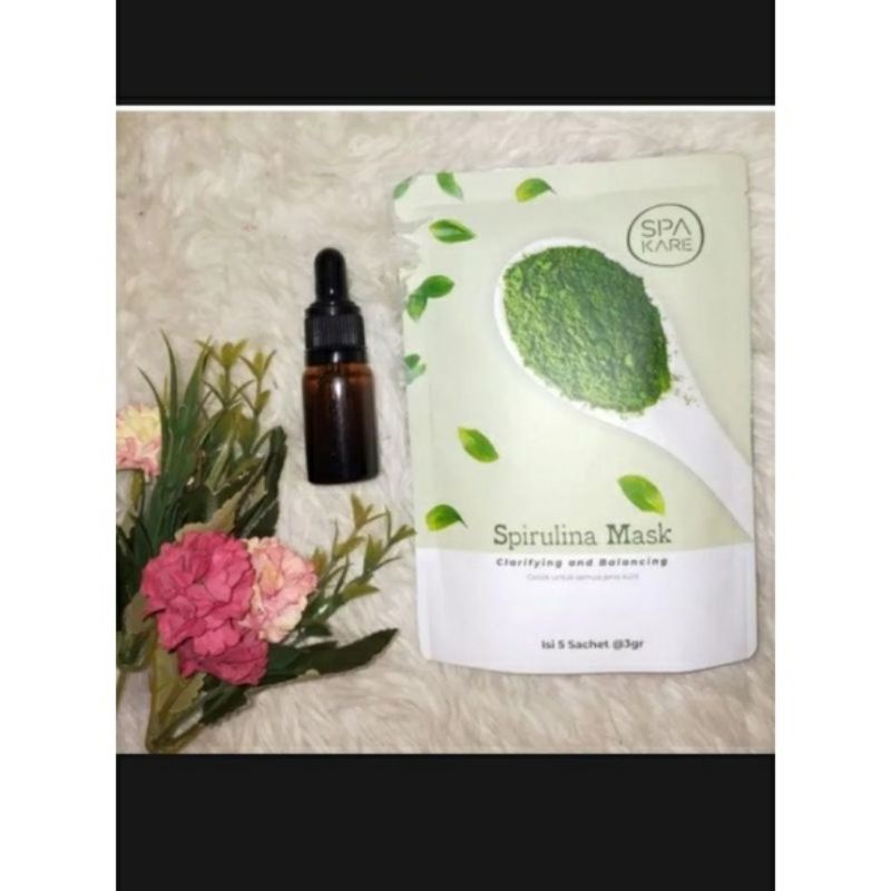 Spakare Spirulina Mask - New Product - Masker Spirulina Terbaru  - Premium