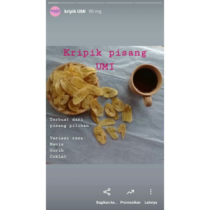

kripik pisang gurih 250gr