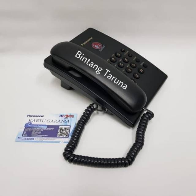 Telepon Kabel Panasonic KX-TS505MX Panasonic KX-TS505MXB (Hitam)