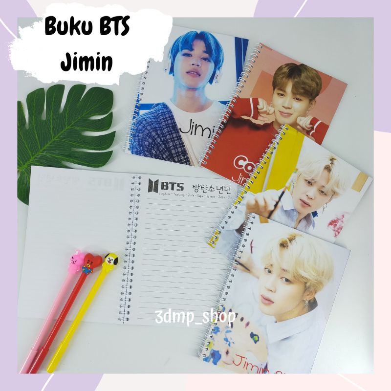 Buku Notes Note Ring Jimin B T S