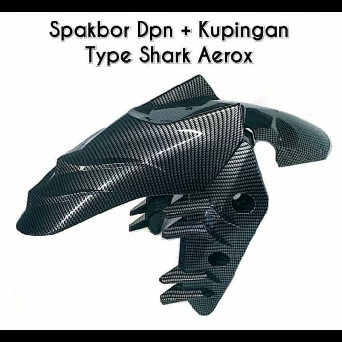 Spakbor Depan Aerox 155 Carbon Spakbor Depan Shark Carbon Aerox 155