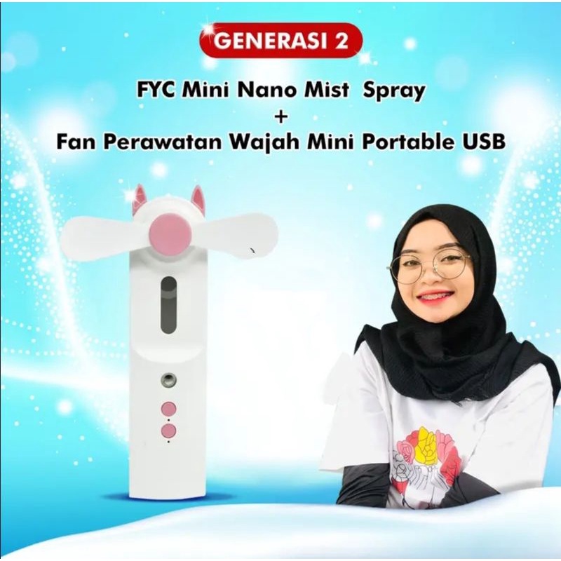 Ready FYC mini nano mist spray generasi 2 ori