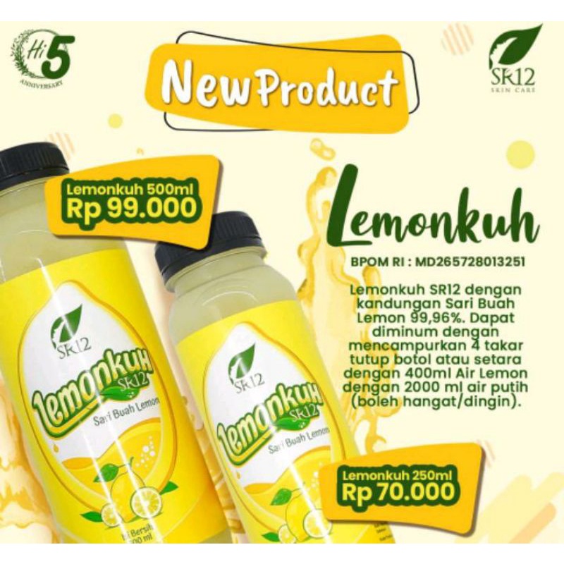 Lemon Kuh / LemonKuh SR12 / LemonKuh 500 ML / LemonKuh / Sari Lemon  / Sari Lemon SR 12 /Air Lemon /