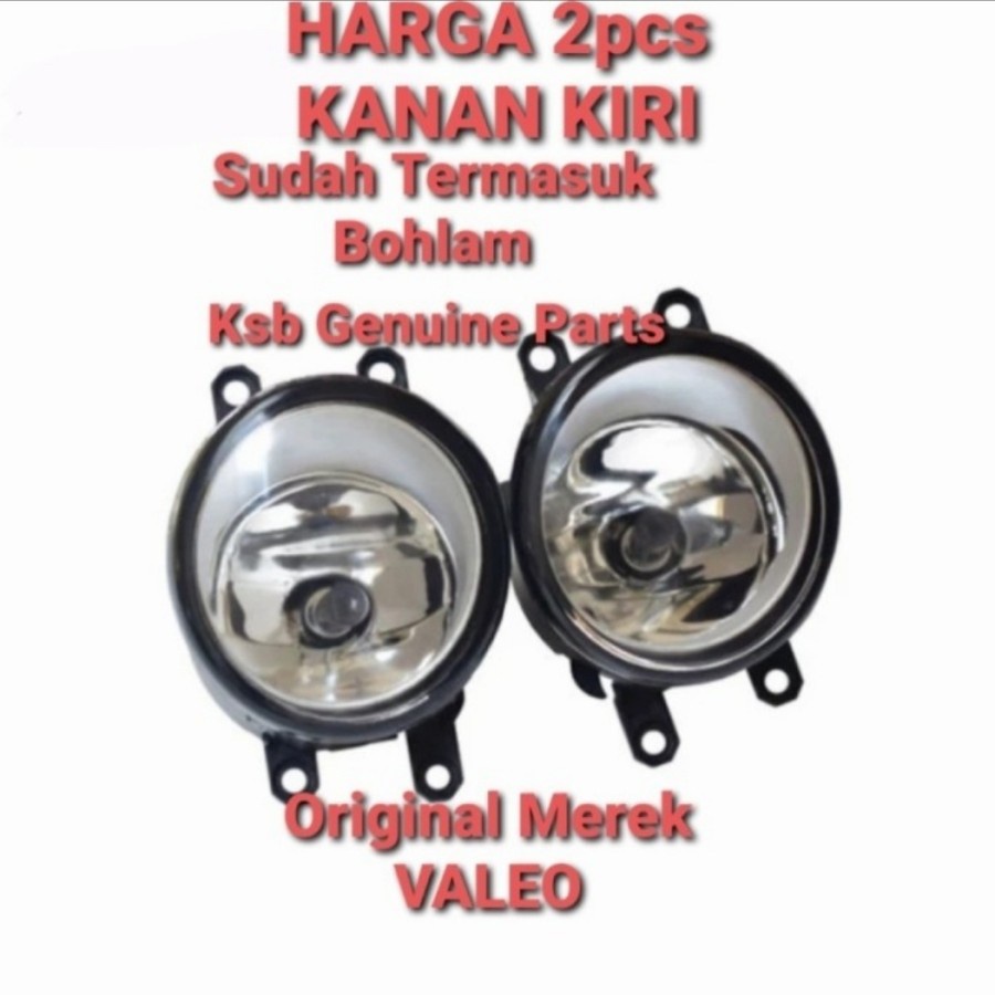 Lampu Foglamp Fog lamp Avanza Xenia Yaris Innova Altis Camry Xenia VALEO 1pcs Kanan Atau Kiri