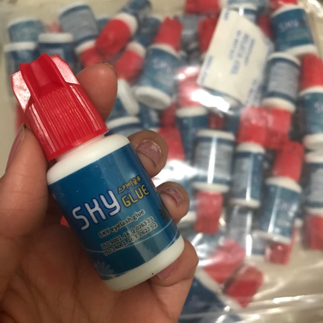 SKY GLUE RED S+ Eyelash Extension 5ml / 10ml bulu mata SKYGLUE / ROSIN TIDAK PERIH