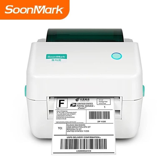 Thermal PRINTER Label Mesin Printer Kertas Resi Printer Barcode Printer Termal M8 Super Cepat