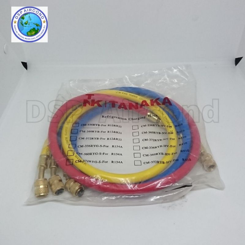 selang manifold r22 / selang analiser r22 3pcs