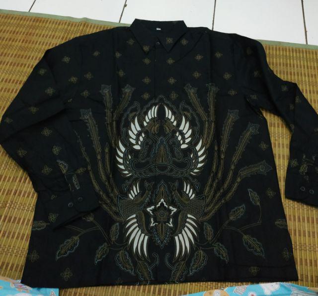 ( 1kg=4pcs) Kemeja Batik Lengan Panjang Batik Ori Nareswari Gurdo Kapas Batik Solo Seragam Batik