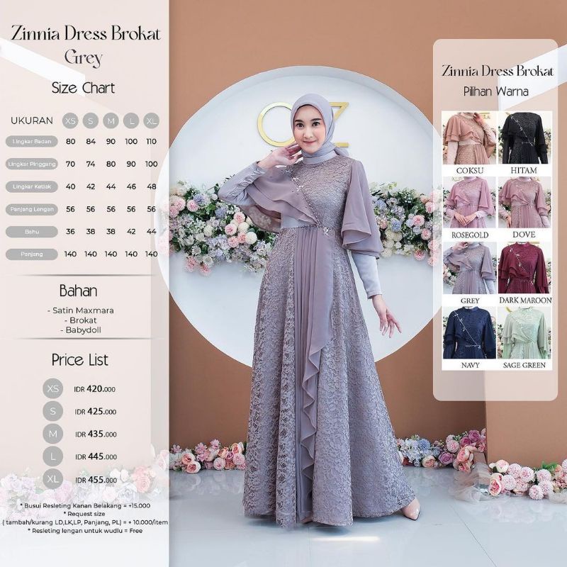 Zinnia Dress Brokat