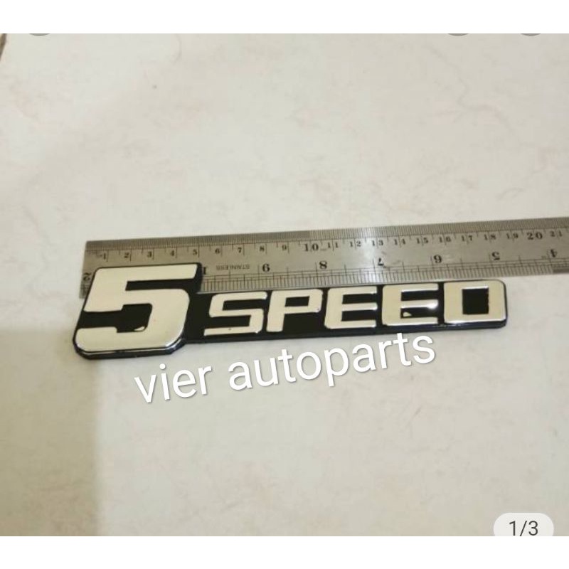 Emblem Tulisan 5 Speed Taft Rocky Hiline Feroza