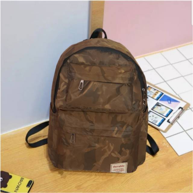 Backpack terbaru Tas Ransel Kordura Pull Lapis