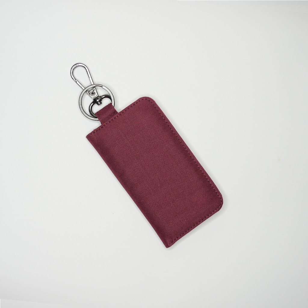 Gantungan Kunci Mobil Motor / Keychain / Dompet STNK Slim / Warna Maroon - UGDK0012