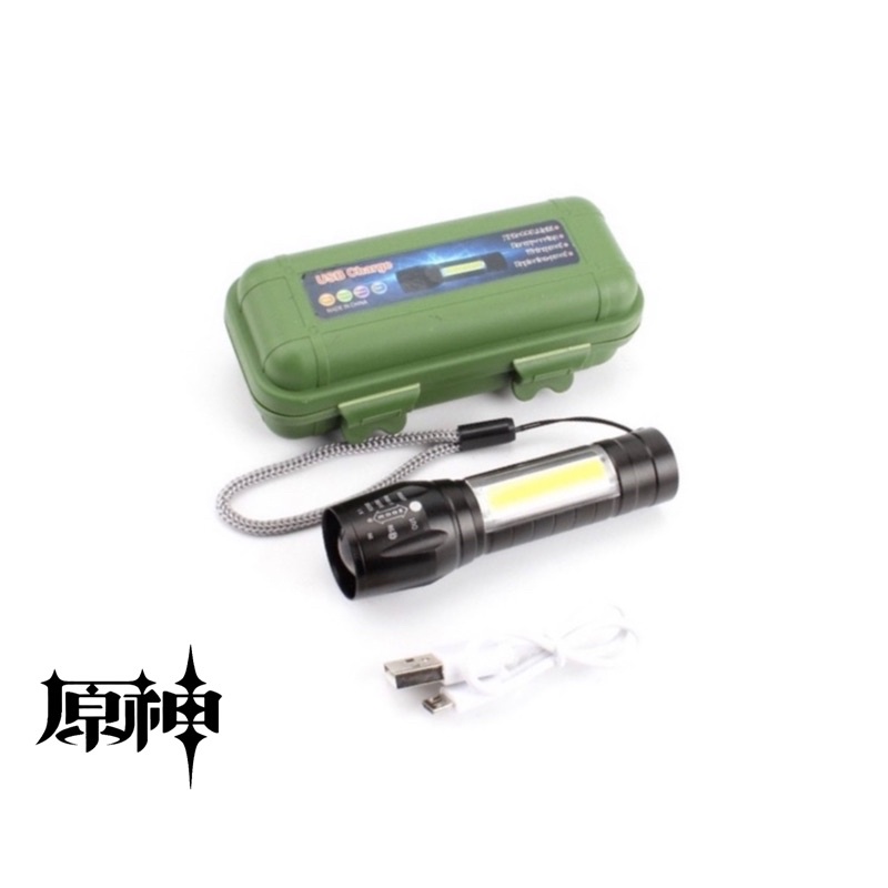 Senter cas mini portable senter LED COB emergency