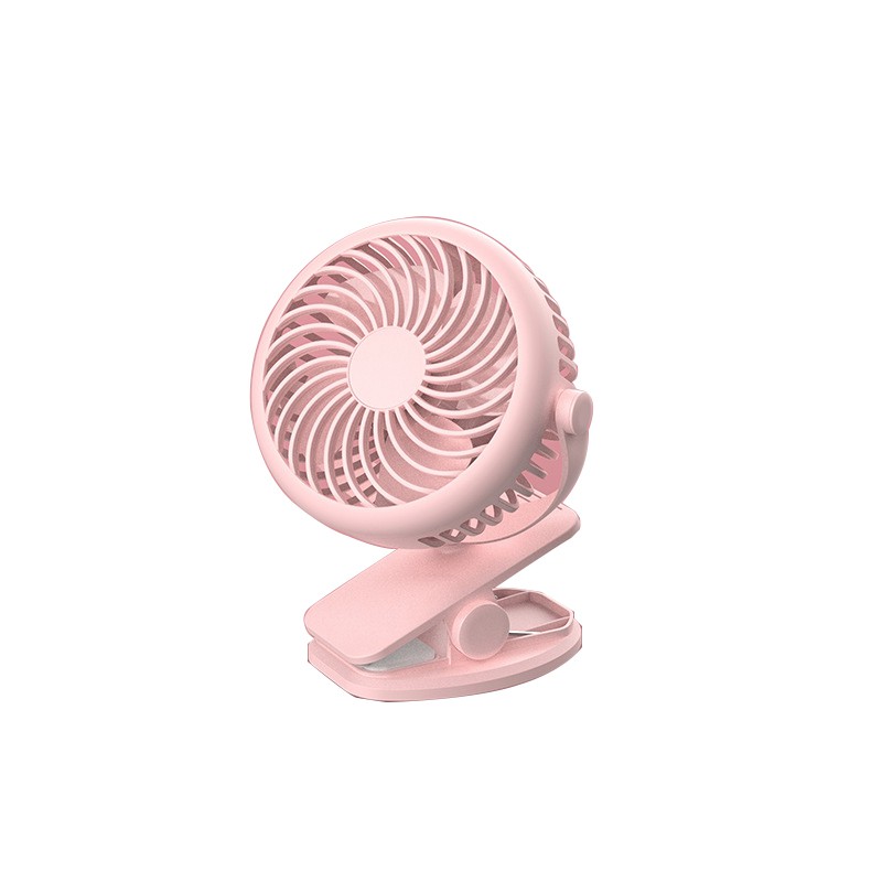 Kipas Angin Mini Portable Mute 720 Degree Rotation Third Gear Chargeable Fan with 2000mAh Battery