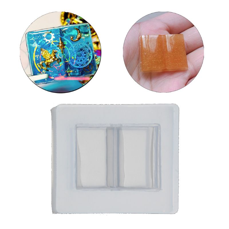 SIY  Magic Open Book Resin Casting Silicone Molds DIY Keychain Earrings Jewelry Tools