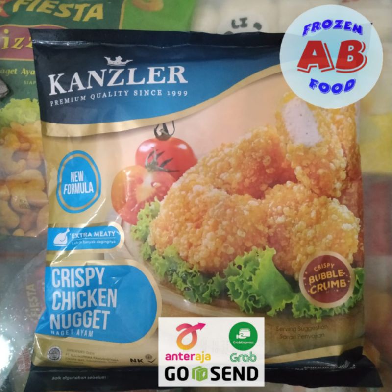 

Kanzler Crispy Chicken Nugget 450 gram Naget Ayam 450gr Ayam Naget Renyah Enak Crispy