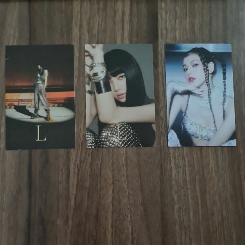 LISA LALISA Rare Gold Photocard